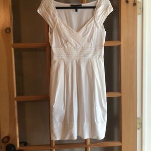 White BCBG pencil dress